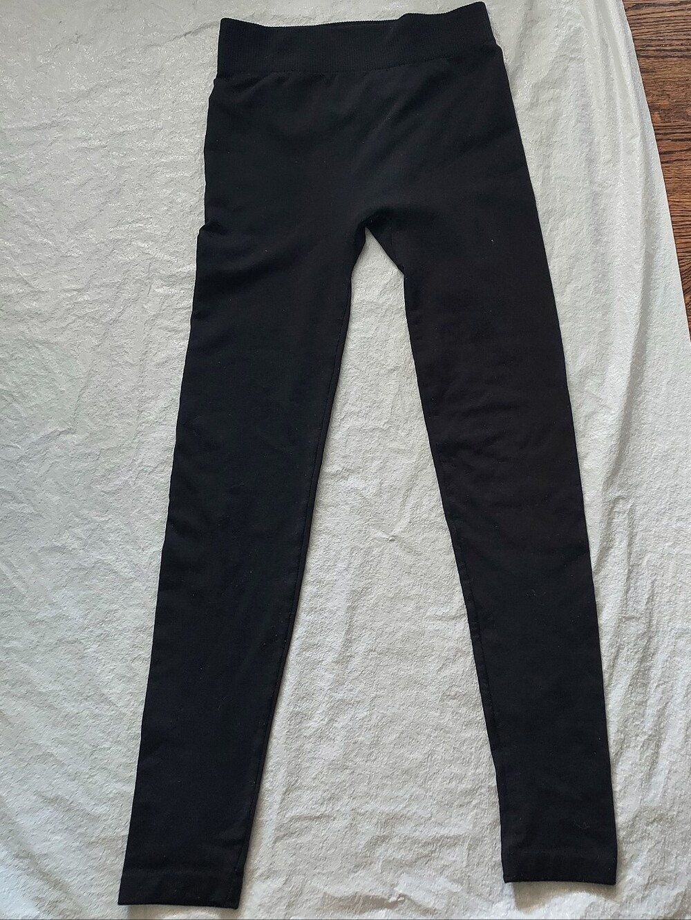 Time and Tru Black High-Waist Leggings